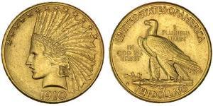 10 Dólar Estados Unidos de América (1776 - ) Oro 
