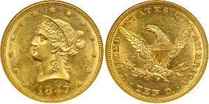 10 Dólar Estados Unidos de América (1776 - ) Oro 