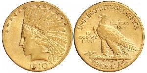 10 Dólar Estados Unidos de América (1776 - ) Oro 
