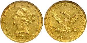 10 Dólar Estados Unidos de América (1776 - ) Oro 