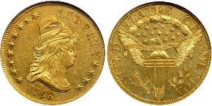 10 Dólar Estados Unidos de América (1776 - ) Oro 