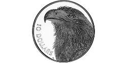 10 Dólar Australia (1939 - ) Plata Isabel II (1926-2022)