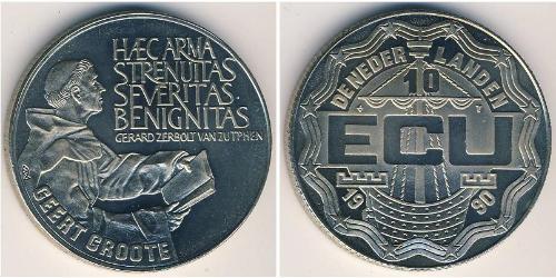 10 Ecu Königreich der Niederlande (1815 - ) Kupfer/Nickel 