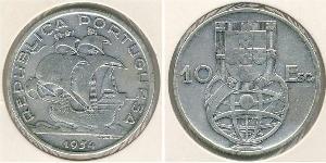 10 Escudo Estado Novo (Portugal) (1933 - 1974) Argent 