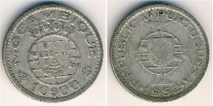 10 Escudo Mozambique (1975 - ) Argent 