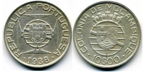 10 Escudo Mozambique (1975 - ) Argent 