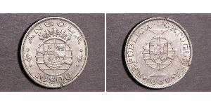 10 Escudo Portugal / Portuguese Angola (1575-1975) Argent 