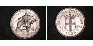 10 Escudo Portuguese Republic - Dictature nationale (1926-1933) Argent 