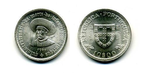 10 Escudo Estado Novo (Portogallo) (1933 - 1974) Argento 