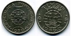 10 Escudo Portugal / Timor-Leste (1702 - 1975) Copper/Nickel 