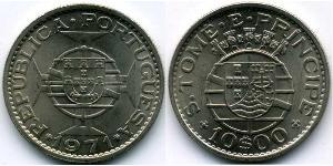 10 Escudo São Tomé and Príncipe (1469 - 1975) Kupfer/Nickel 