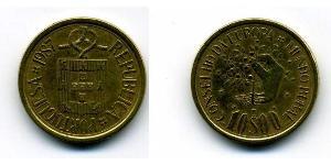 10 Escudo Republica Portuguesa (1975 - ) Messing/Nickel 