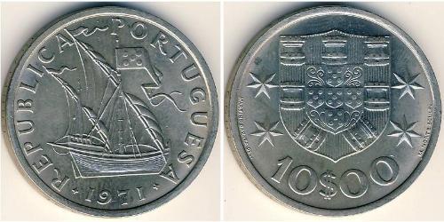 10 Escudo Estado Nuevo (Portugal) (1933 - 1974) Níquel/Cobre 