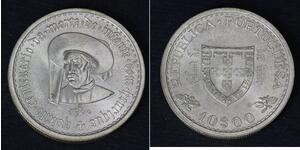 10 Escudo Estado Novo (Portugal) (1933 - 1974) Silber 