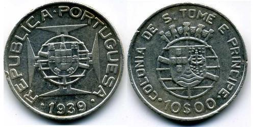 10 Escudo 圣多美和普林西比 銀 