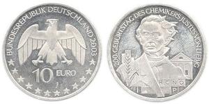 10 Euro Allemagne (1990 - ) Argent 