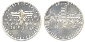10 Euro Allemagne (1990 - ) Argent 