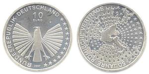10 Euro Allemagne (1990 - ) Argent 
