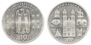 10 Euro Allemagne (1990 - ) Argent 