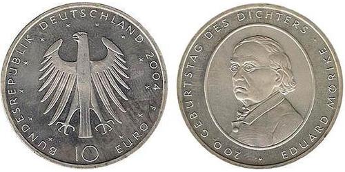 10 Euro Allemagne (1990 - ) Argent 