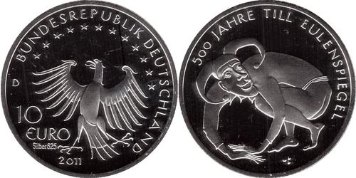 10 Euro Allemagne (1990 - ) Argent 