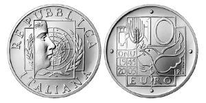 10 Euro Italie Argent 