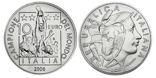 10 Euro Italie Argent 