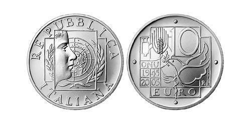10 Euro Italie Argent 