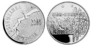10 Euro Finlandia (1917 - ) Argento 