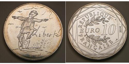 10 Euro Francia Argento 