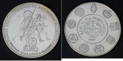 10 Euro Portogallo Argento 