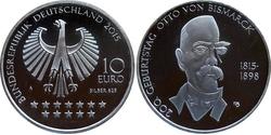 10 Euro Repubblica Federale di Germania (1990 - ) Argento 