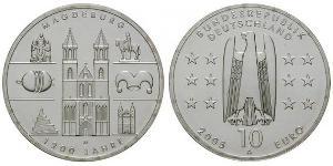 10 Euro Repubblica Federale di Germania (1990 - ) Argento 