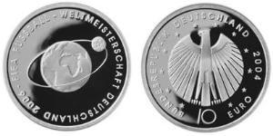 10 Euro Repubblica Federale di Germania (1990 - ) Argento 