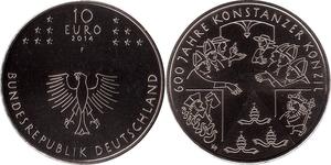 10 Euro Repubblica Federale di Germania (1990 - ) Argento 