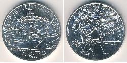 10 Euro Republic of Austria (1955 - ) Argento 