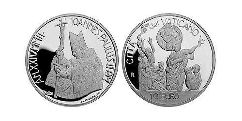 10 Euro Vaticano (1926-) Argento John Paul II (1920 - 2005)
