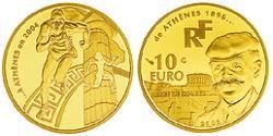 10 Euro French Fifth Republic (1958 - ) Gold 