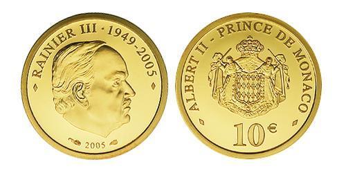 10 Euro Monaco (1297 - ) Gold 