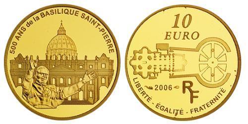 10 Euro Cinquième République (1958 - ) Or 