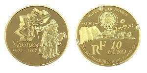 10 Euro Quinta República Francesa (1958 - ) Oro 