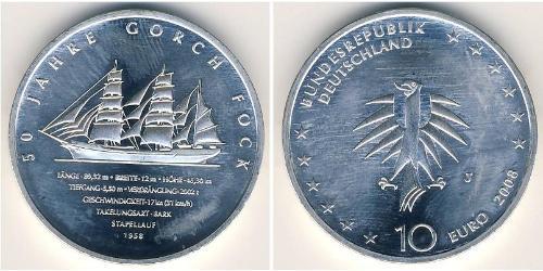 10 Euro Alemania Plata 