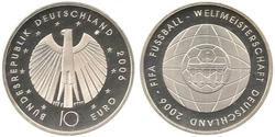 10 Euro Alemania (1990 - ) Plata 