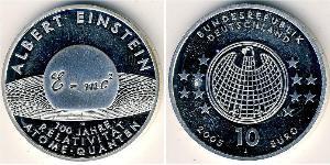 10 Euro Alemania (1990 - ) Plata 