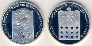 10 Euro Alemania (1990 - ) Plata 
