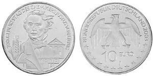 10 Euro Alemania (1990 - ) Plata 