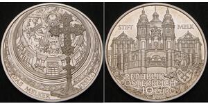 10 Euro Austria Plata 