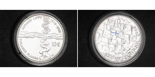 10 Euro Finlandia (1917 - ) Plata 