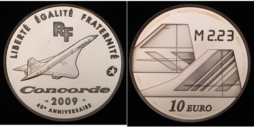 10 Euro Francia Plata 