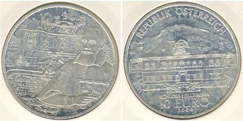 10 Euro Republic of Austria (1955 - ) Plata 
